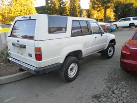 1988 TOYOTA 4RUNNER DLX WHITE 2.4L MT 4WD Z15106